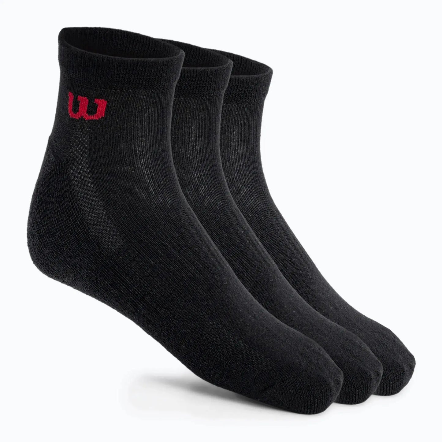 WILSON QUARTER 3 PAIRS SOCKS BK 39/46 My Store