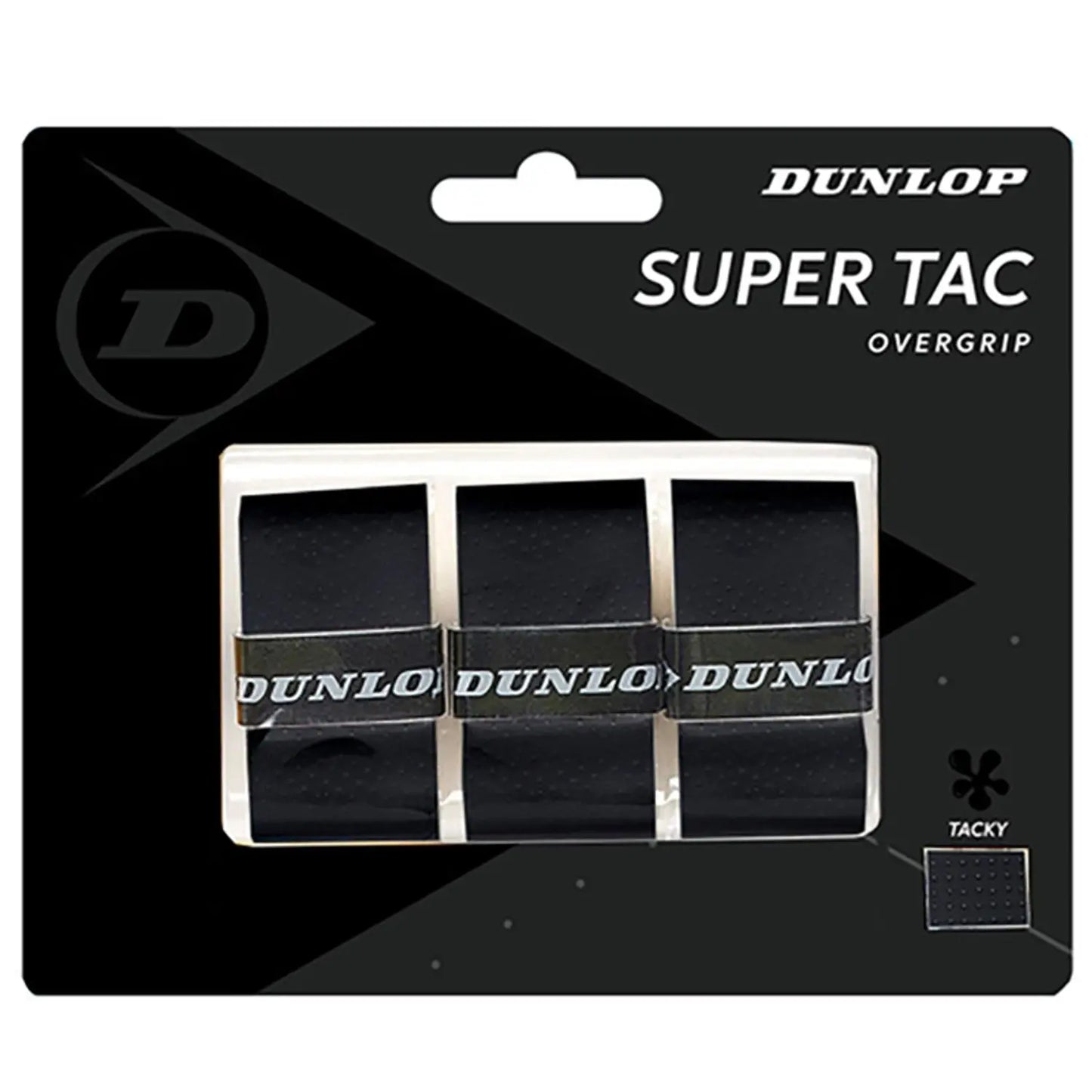 Dunlop Super Tac Overgrip 3 Pcs. Black Dunlop