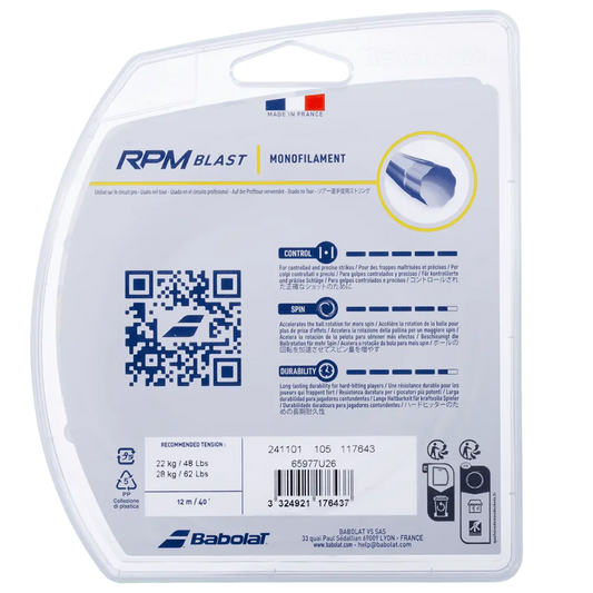 BABOLAT RPM BLAST 130/16 - BK Babolat