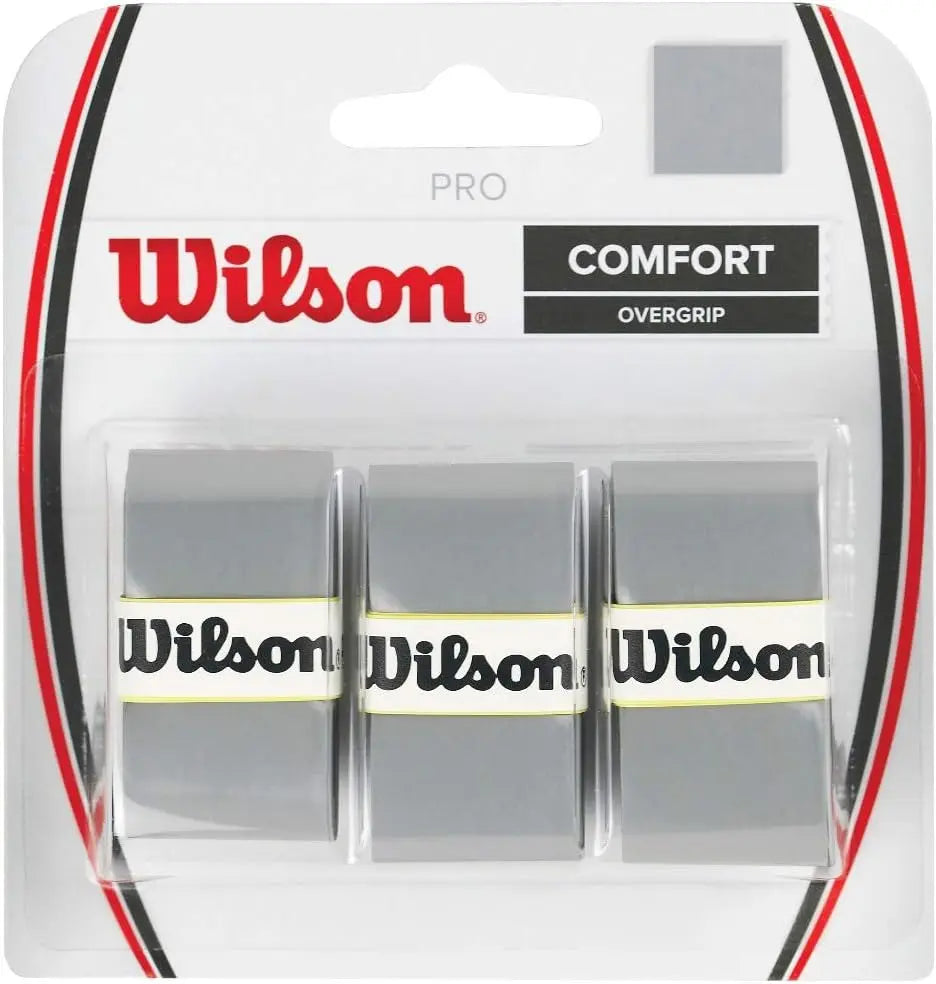 Wilson Pro Overgrip 3 Pack - Silver Wilson
