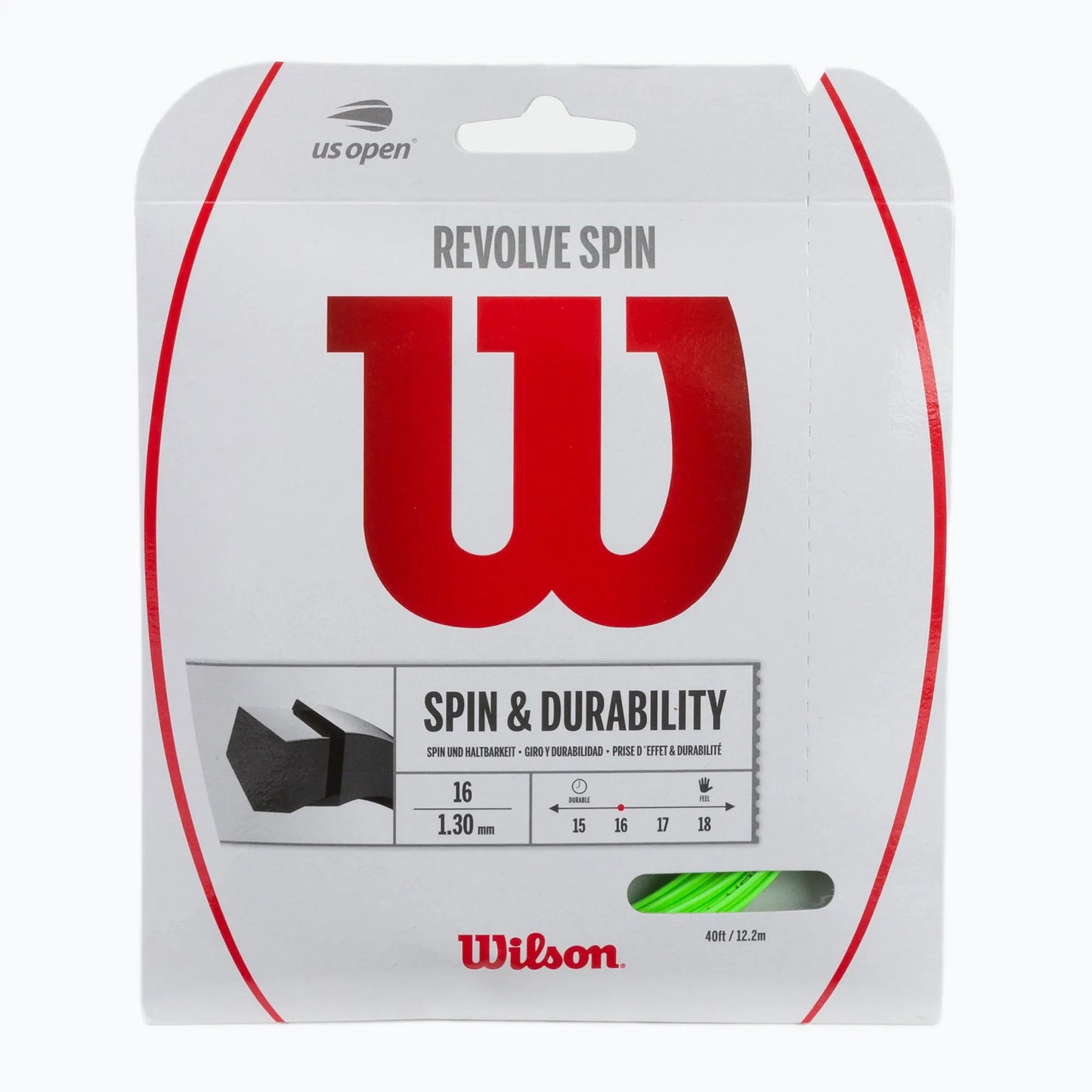 Wilson Revolve Spin 16/1.30 Set Tennis String