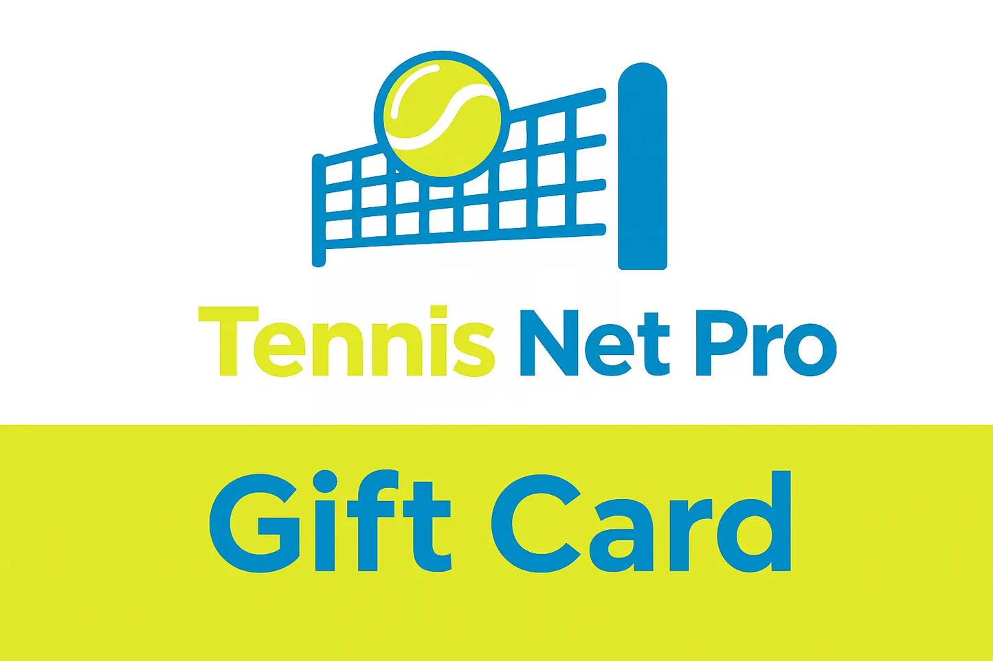 Tennis Net Pro e-Gift Card TENNISNETPRO