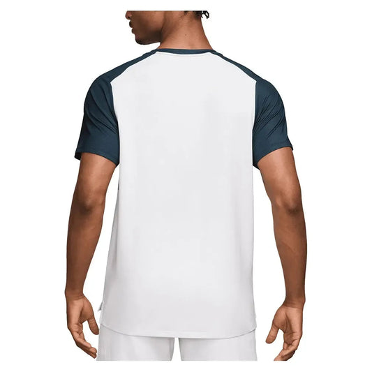 Nike NikeCourt Dri-FIt Advantage Top Print (Armory Navy/White) Nike
