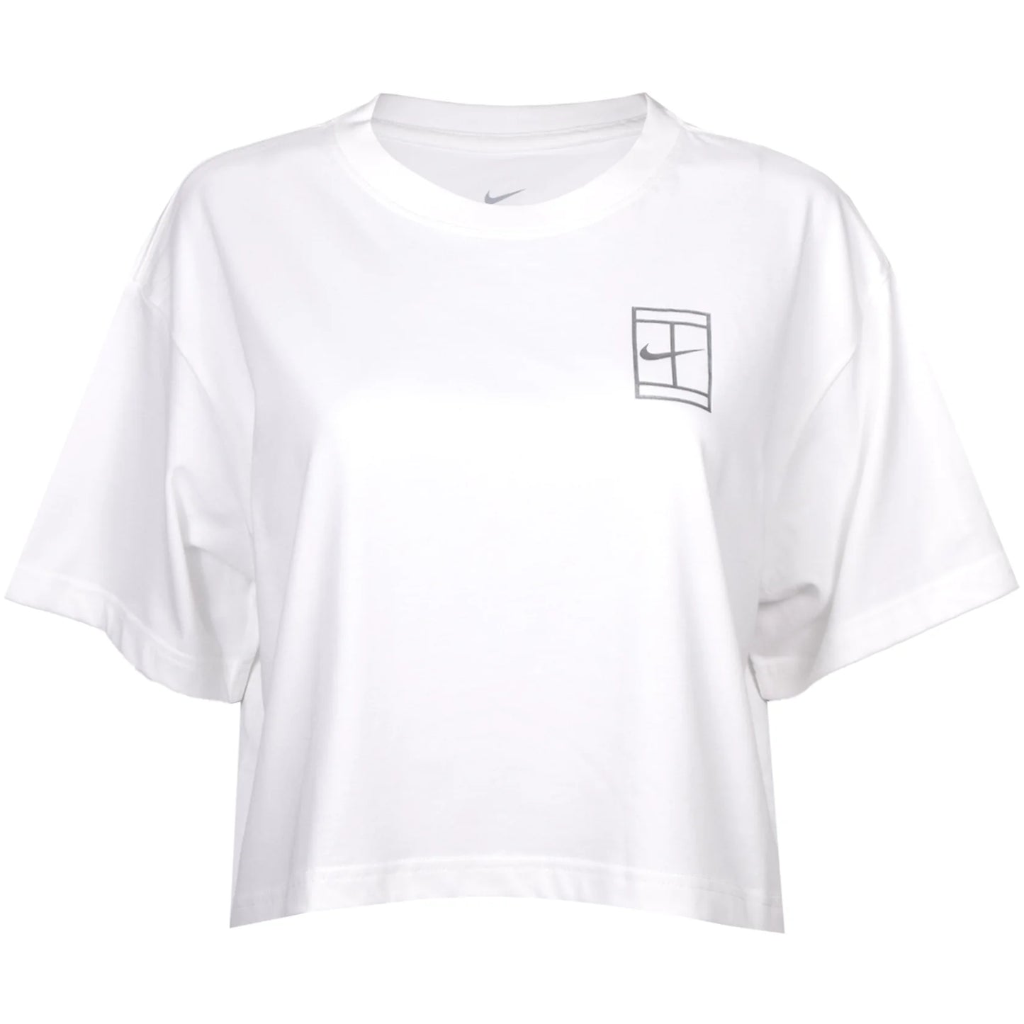 Women`s Court Dri-FIT Slam Short Sleeve Cropped Tennis Tee