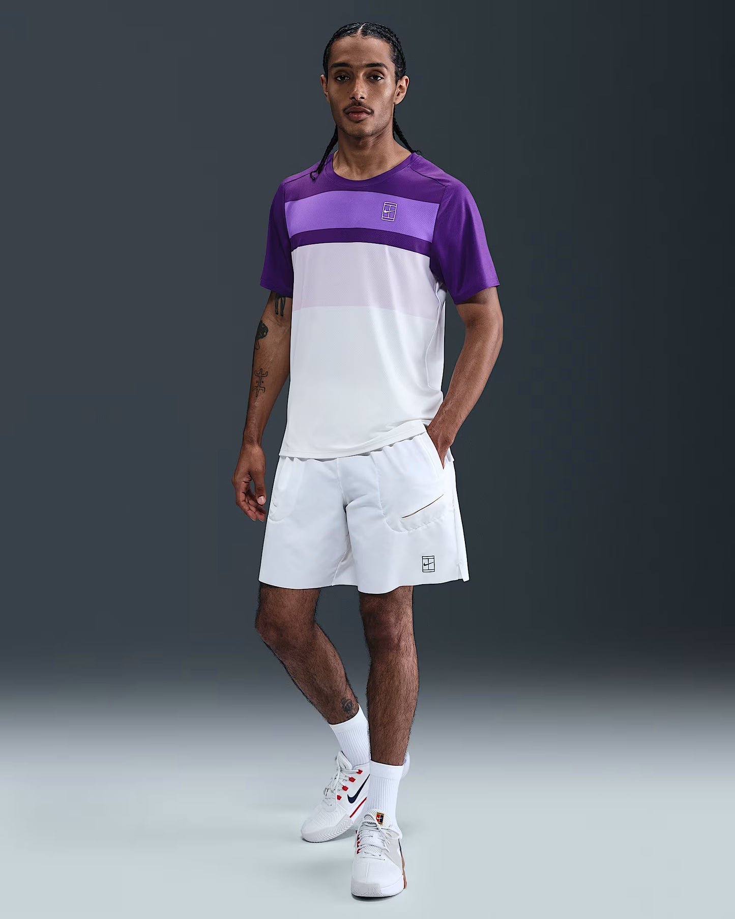 Nike NikeCourt Dri-FIt Advantage Top Print