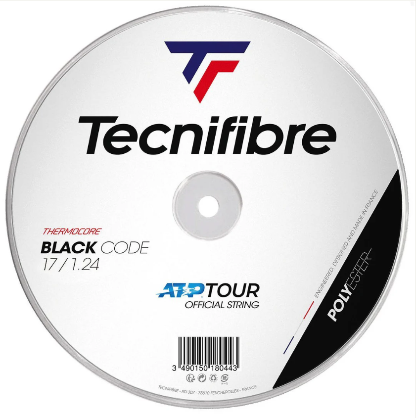 Tecnifibre Black Code 17g Tennis 200M String Reel