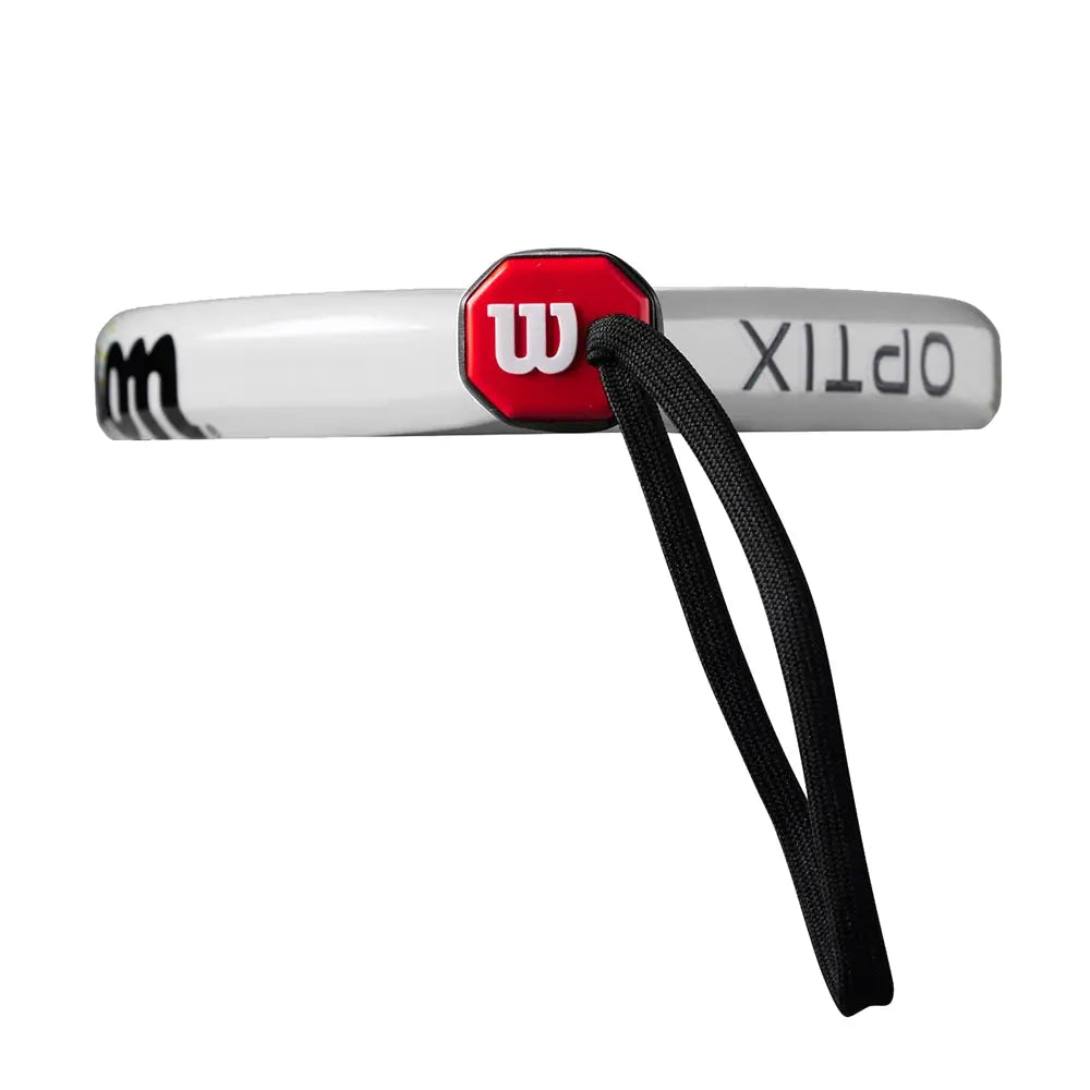 Wilson Optix V1 White Padel Racket - TENNISNETPRO