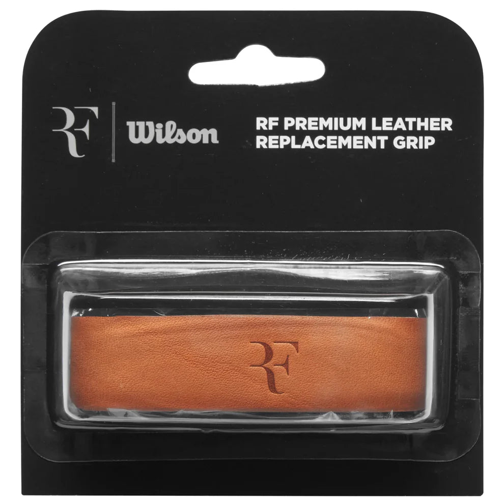 Wilson RF Premium Leather Replacement Grip - Brown
