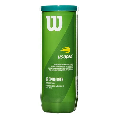 Wilson US Open Green Tournament 24 Cans - 72 Tennis Balls