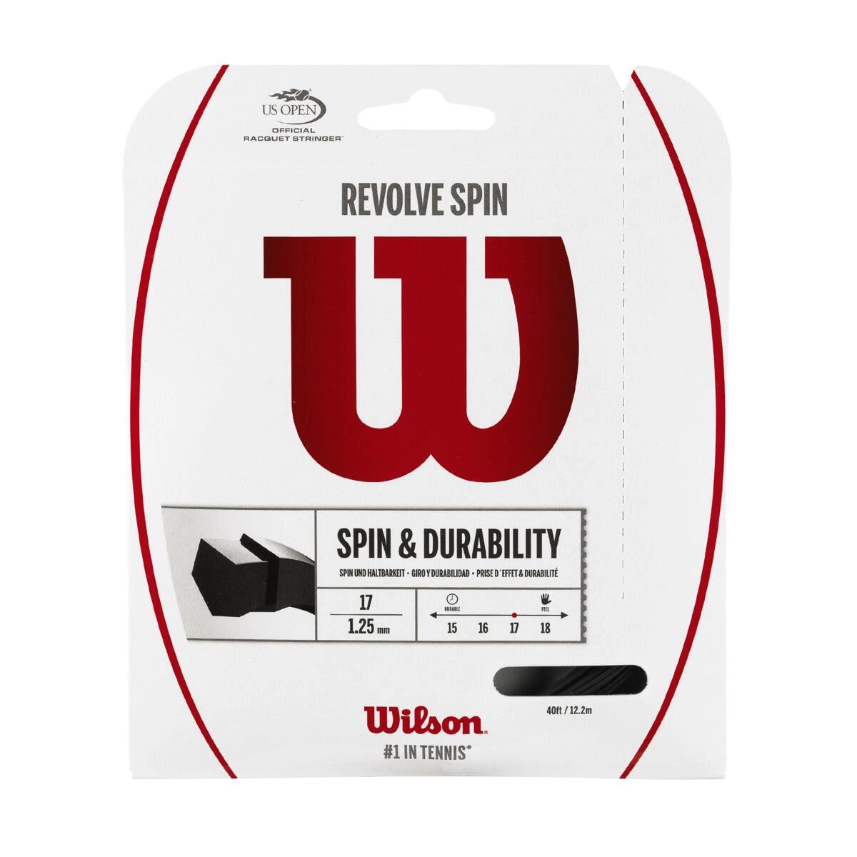 Wilson Revolve Spin 17/1.25 Tennis String