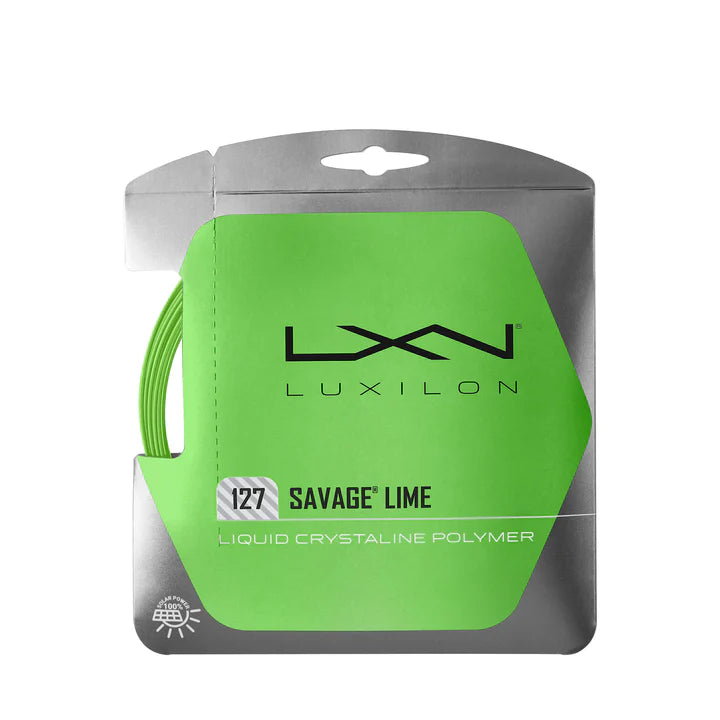 Luxilon Savage Lime 127 TENNIS STRING - SET
