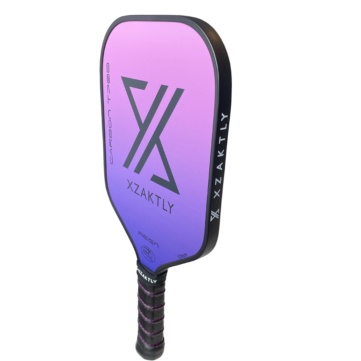 Pickleball T700 Raw Carbon Fiber Paddle - XZAKTLY - REIGN (13mm)