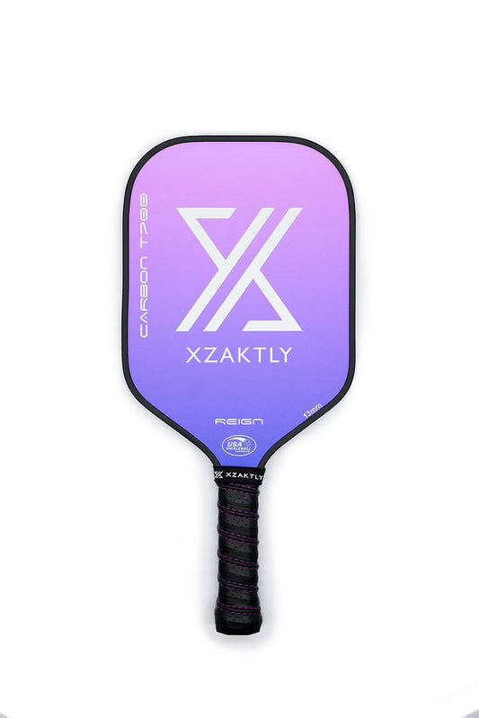Pickleball T700 Raw Carbon Fiber Paddle - XZAKTLY - REIGN (13mm)