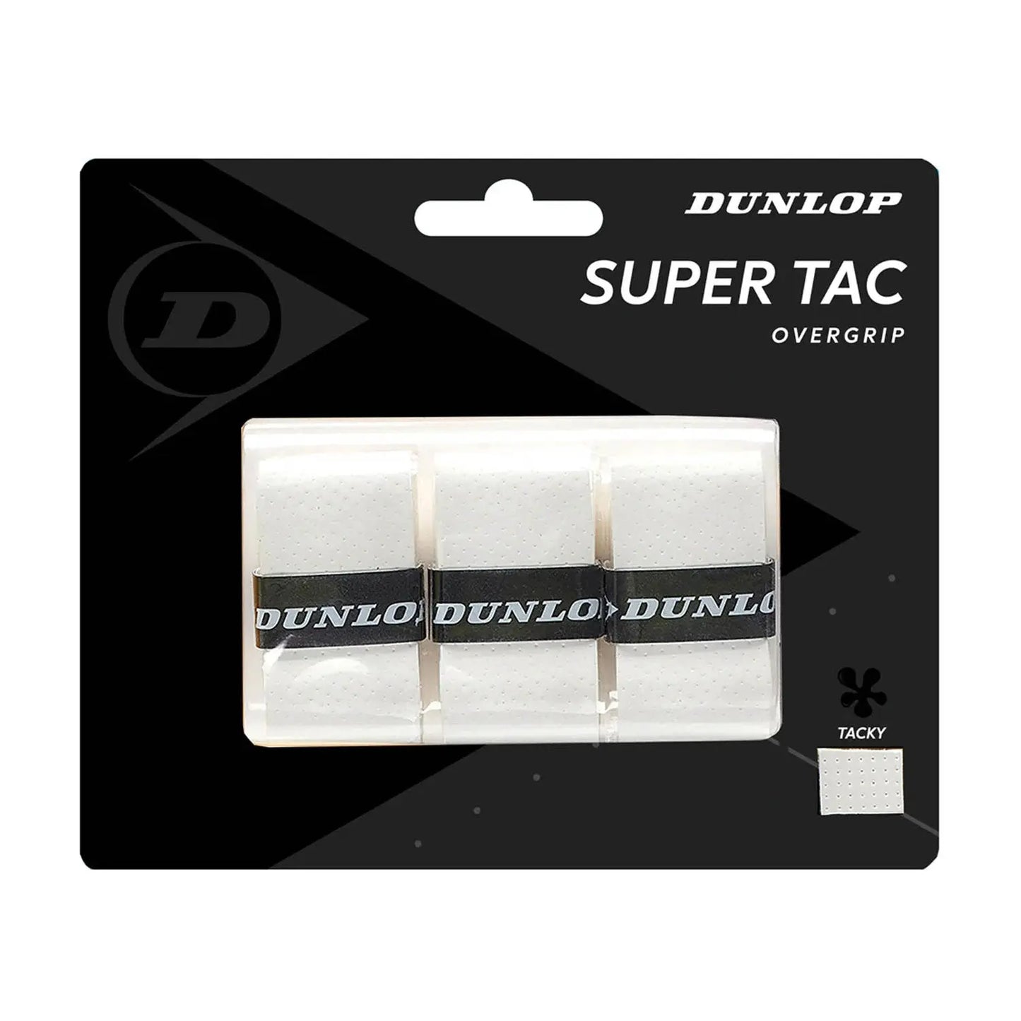 Dunlop Super Tac Overgrip 3 Pcs. White Dunlop