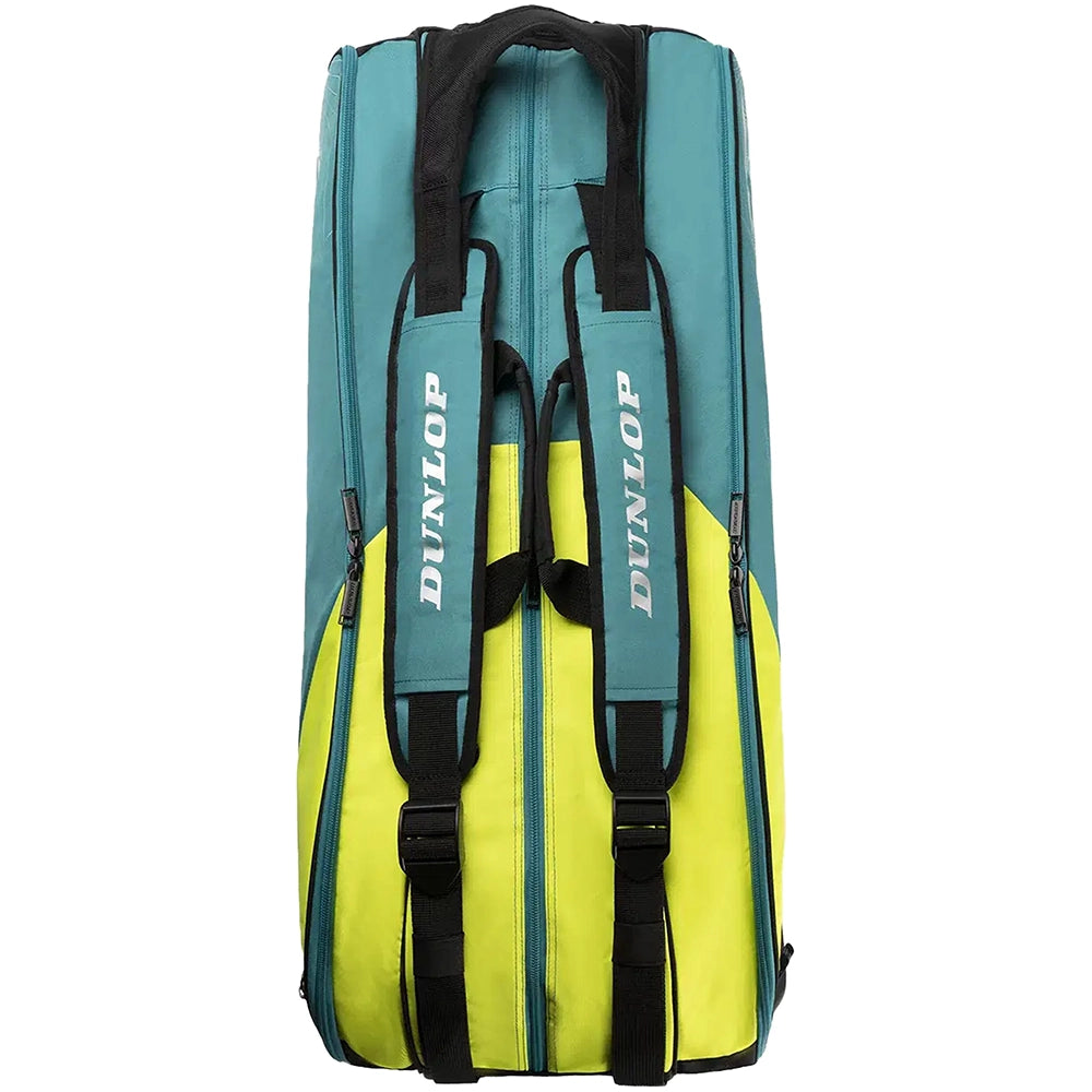 Dunlop SX-Performance Thermo 12RKT Tennis Kitbag(Black/Yellow)