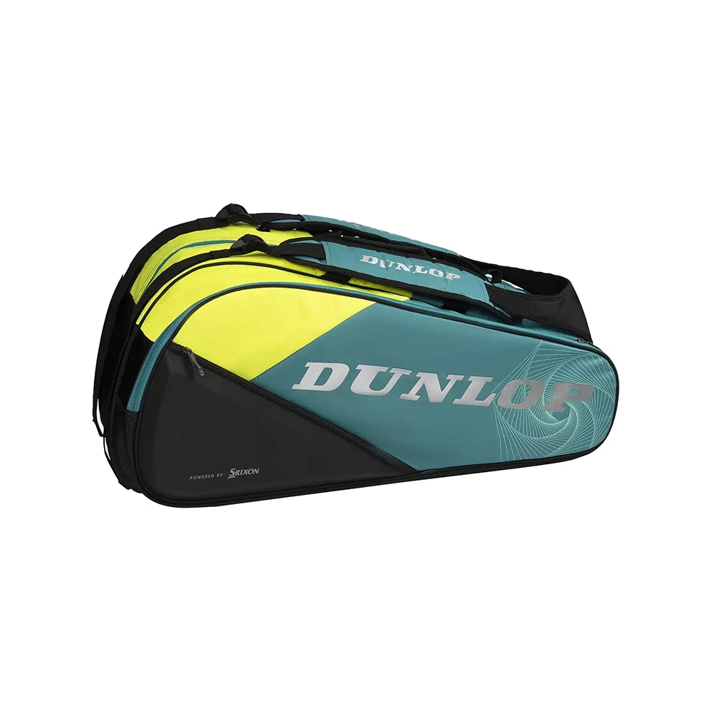 Dunlop SX-Performance Thermo 12RKT Tennis Kitbag(Black/Yellow)