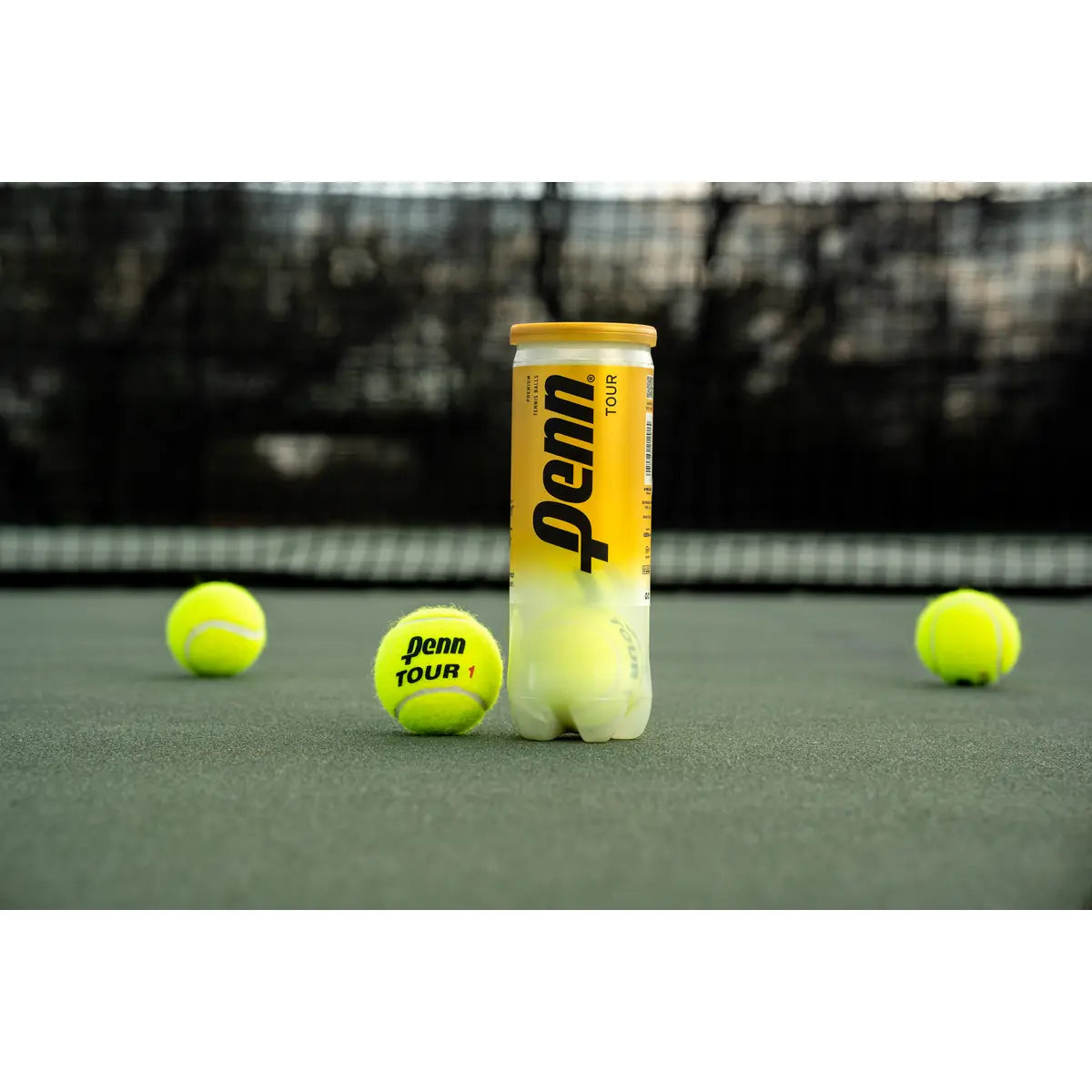 Penn Tour Extra-Duty Felt 3 Tennis Balls Single Can