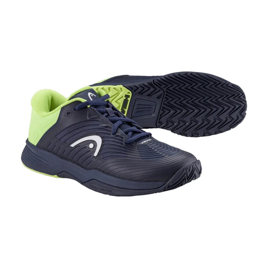 Chaussures de tennis HEAD Revolt Pro 4.5 Junior Bleu marine/citron vert