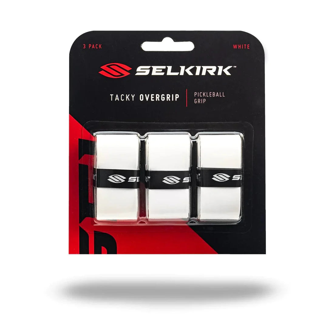 Selkirk 3 Pack Tacky Overgrip - White Selkirk