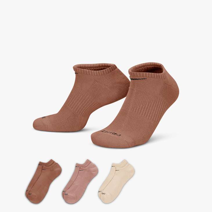 NIKE EVERYDAY PLUS CUSHION TRAINING NO-SHOW SOCKS (3 PAIRS)