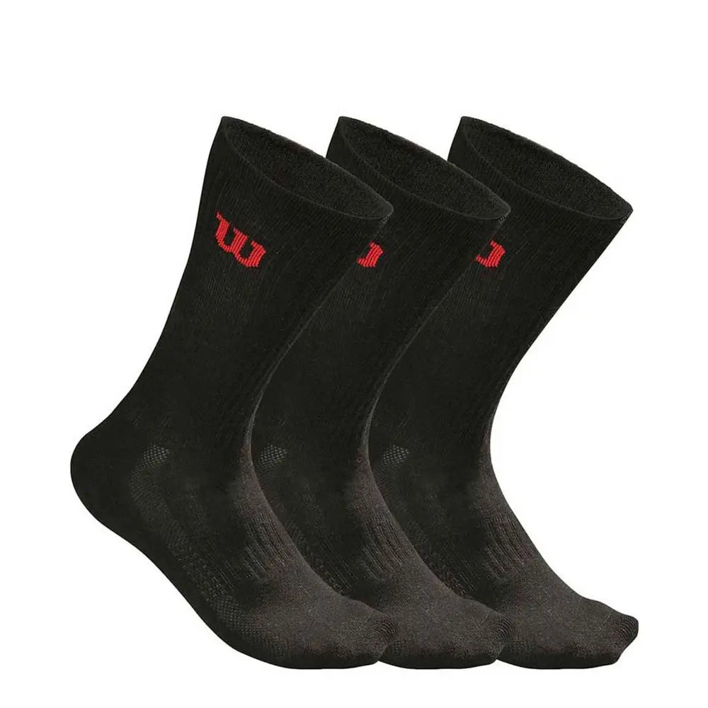 WILSON M CREW 3 PAIRS SOCKS BK 39/46 My Store