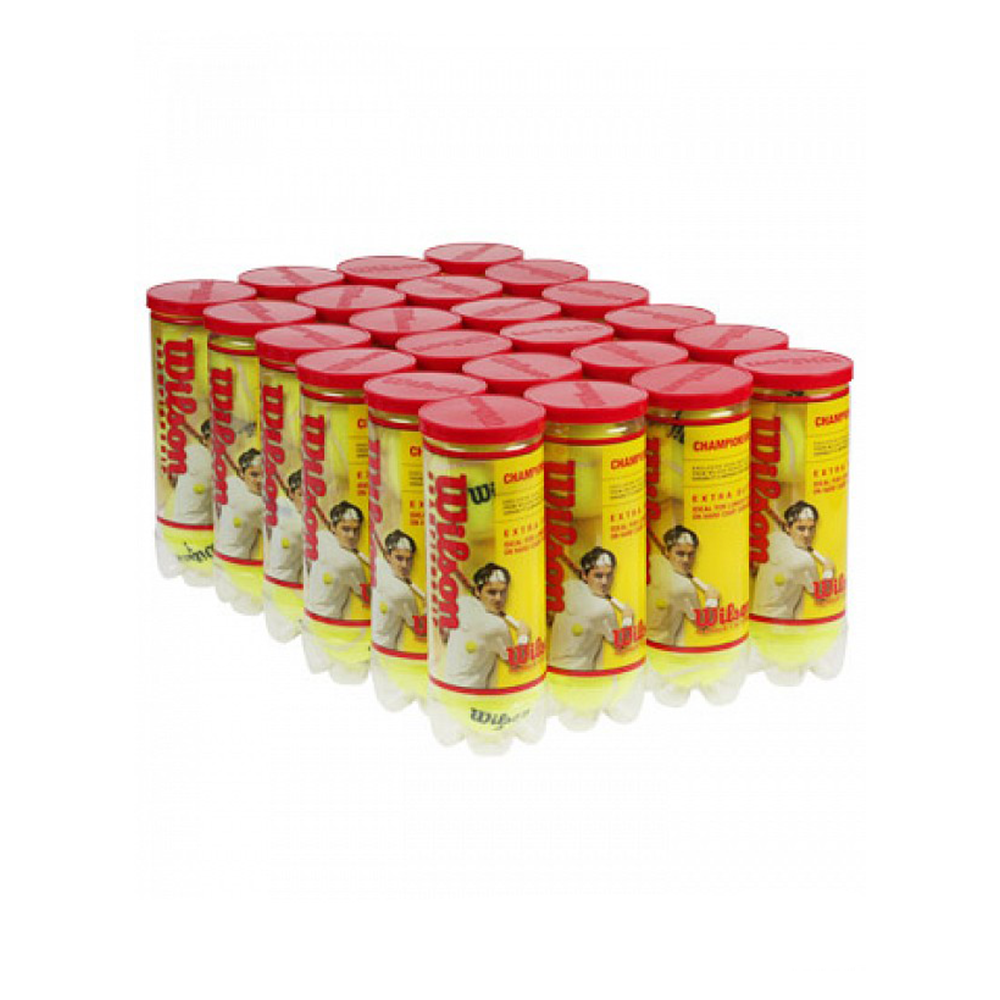 Wilson Championship Extra Duty Tennis Balls 24 Cans - 72 Balls