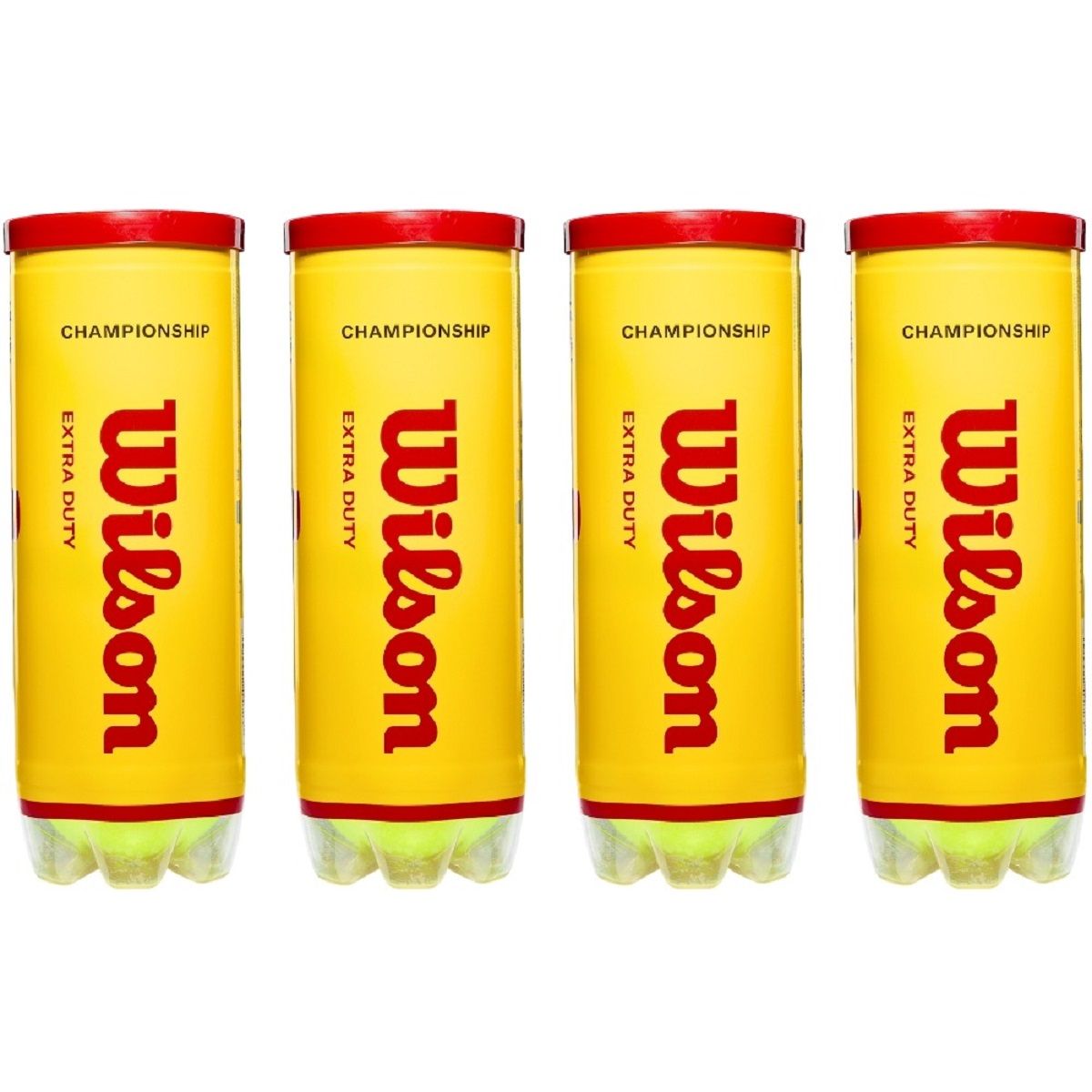 Wilson Championship Extra Duty Tennis Ball (4x3) pack Wilson