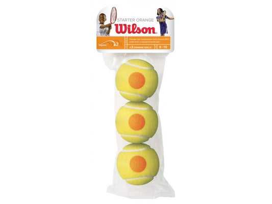 Wilson STARTER ORANGE TBALL 3 PACK
