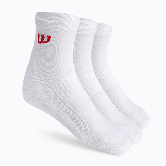 WILSON QUARTER 3 PAIRS SOCKS WH 39/46