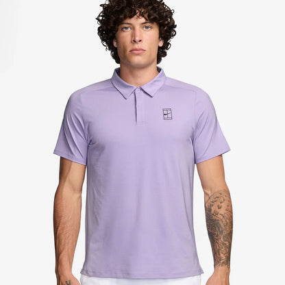 Polo de tennis NikeCourt Advantage Dri-FIT pour homme, motif hortensias