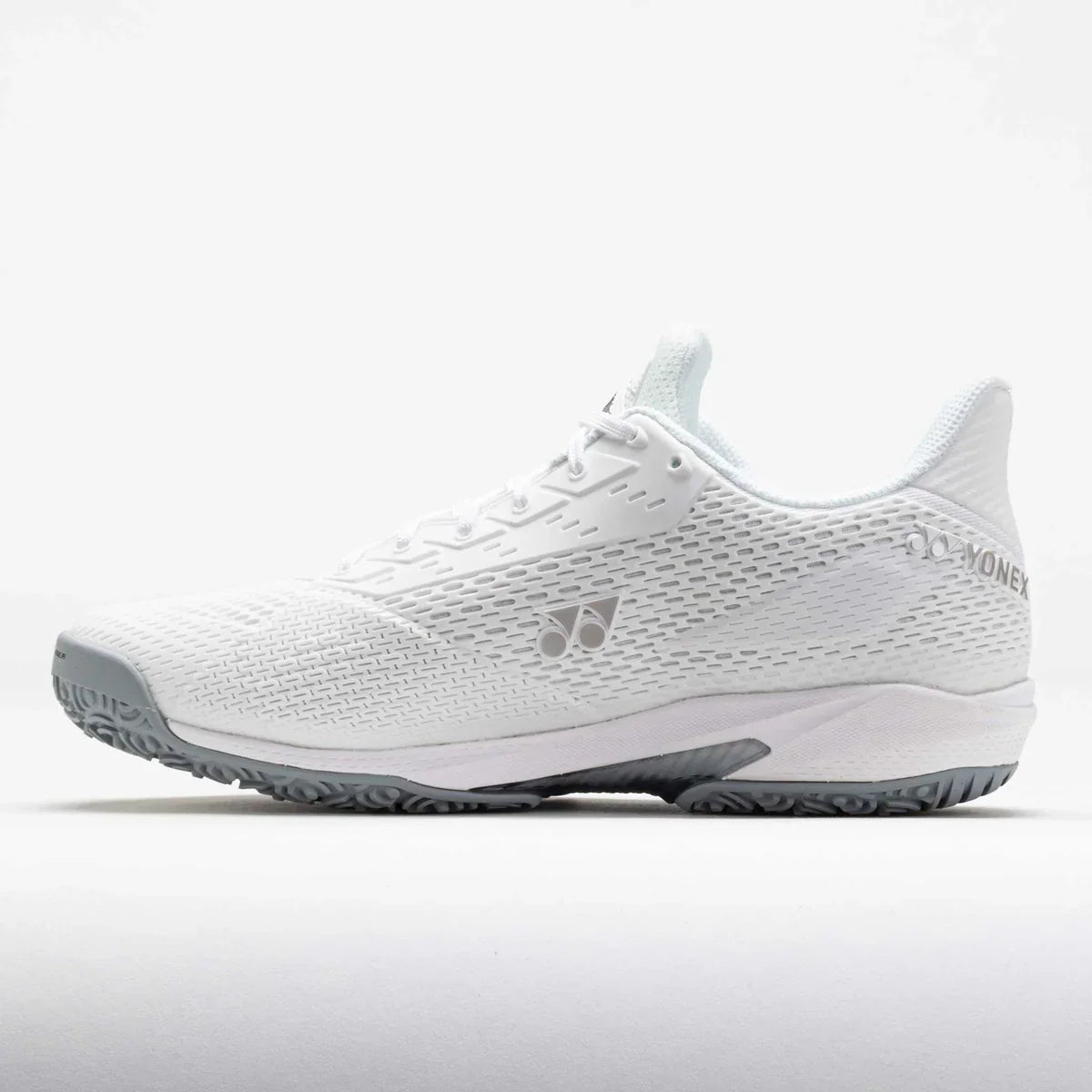 Yonex Power Cushion AD Accel ladies tennis shoe with pink and white design, lightweight athletic footwear for women.