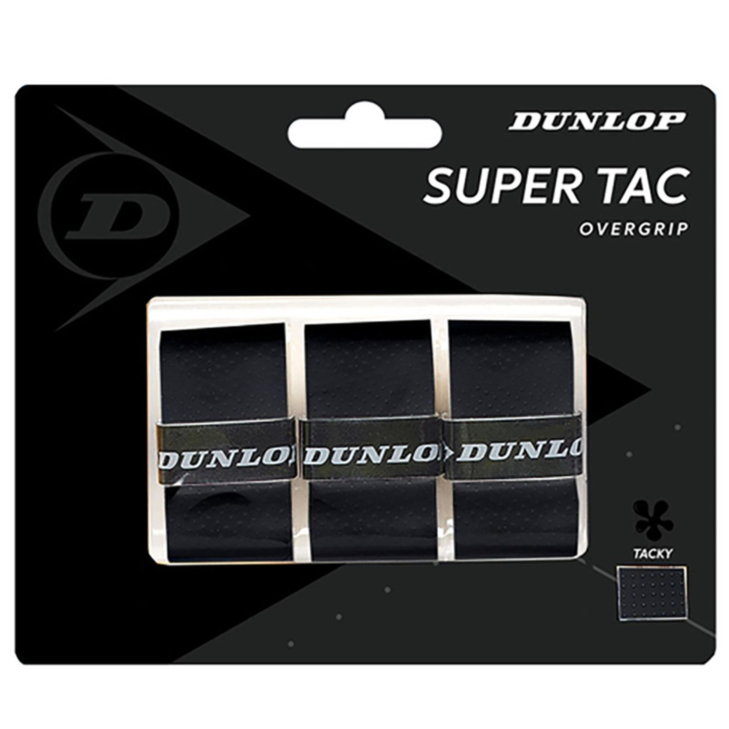 Dunlop Super Tac Overgrip 3 Pcs. Black