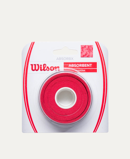 Wilson ABSORBX OVERGRIP - 3 PACK RED