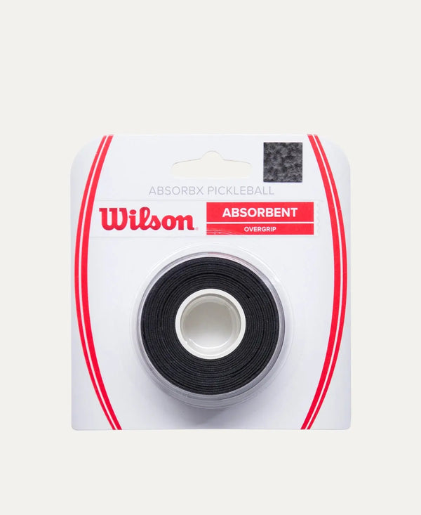 Wilson ABSORBX OVERGRIP - 3 PACK BLACK Wilson