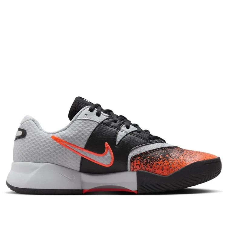 Nike-Court Lite 4 Premium 'Pure Platinum Black Hyper Crimson' Nike