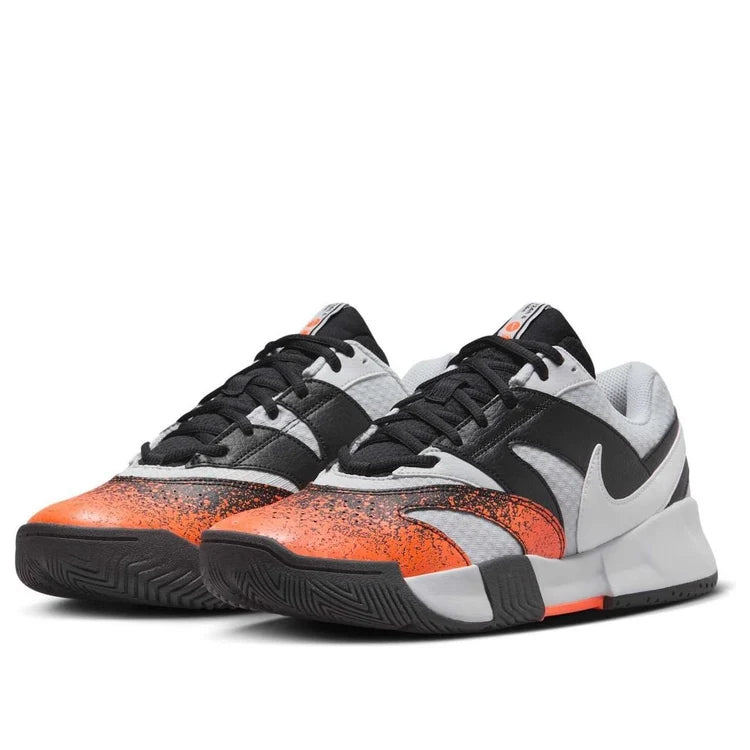 Nike-Court Lite 4 Premium 'Pure Platinum Black Hyper Crimson' Nike