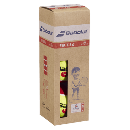 BABOLAT RED FELT X 3