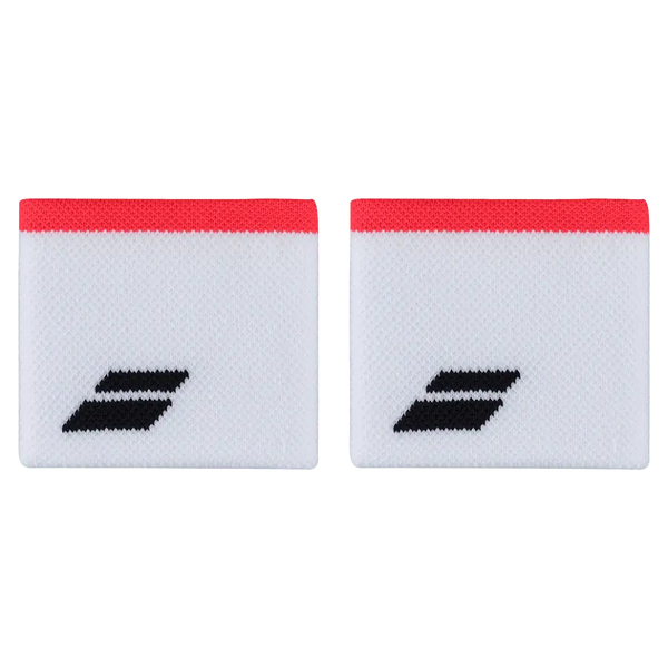 LOGO WRISTBAND WH/RD Babolat