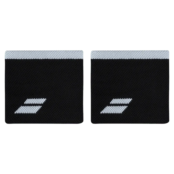 LOGO WRISTBAND BK/WH Babolat