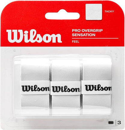 Wilson Pro Overgrip Sensation White Grips Wilson