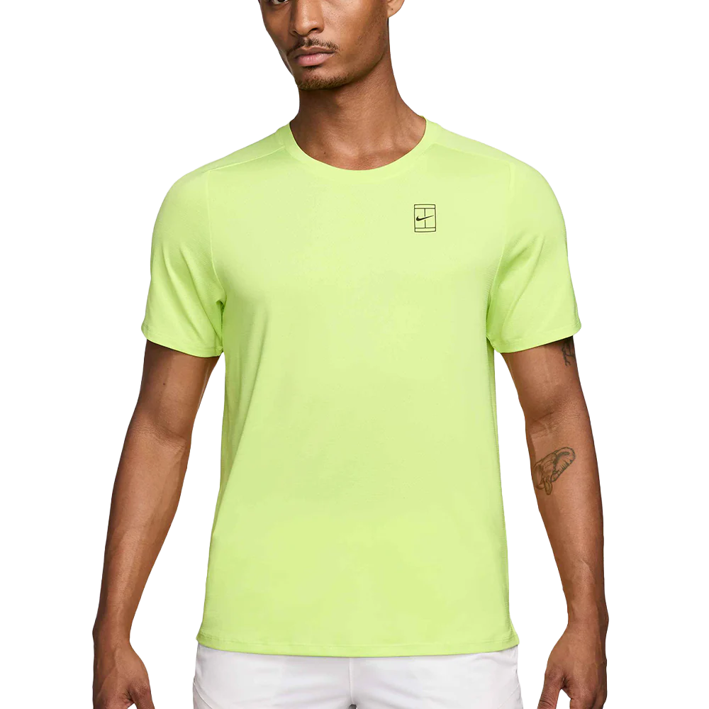 NikeCourt Advantage Men's Dri-FIT Tennis Top (LT Lemon Twist) Nike