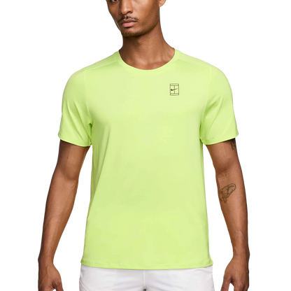 NikeCourt Advantage Men's Dri-FIT Tennis Top (LT Lemon Twist) Nike