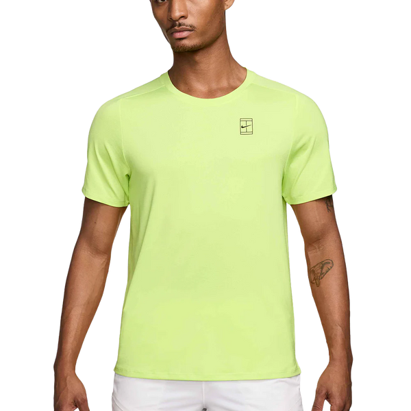 NikeCourt Advantage Men's Dri-FIT Tennis Top (LT Lemon Twist) Nike