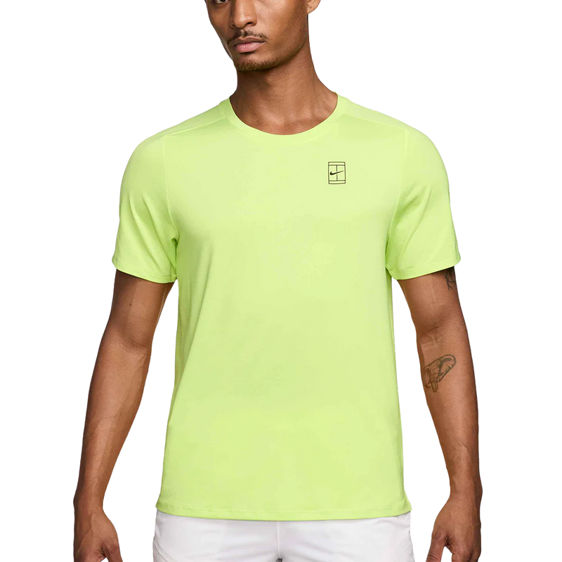 NikeCourt Advantage Men's Dri-FIT Tennis Top (LT Lemon Twist) Nike