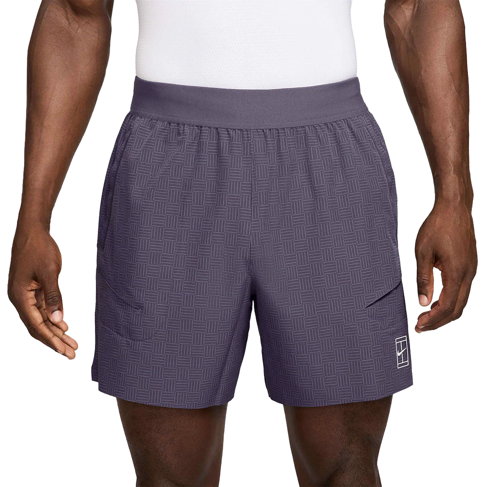Nike Court Dri-fit Advantage 6 inch Short (Dark Raisin/White) Nike