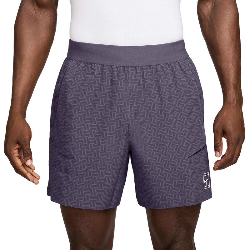 Nike Court Dri-fit Advantage 6 inch Short (Dark Raisin/White) Nike