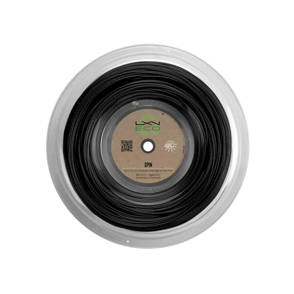 Luxilon Eco Spin 125/17 Tennis String Reel - 200m - Black Luxilon