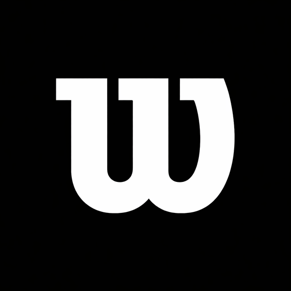 White Logo - Wilson TENNISNETPRO