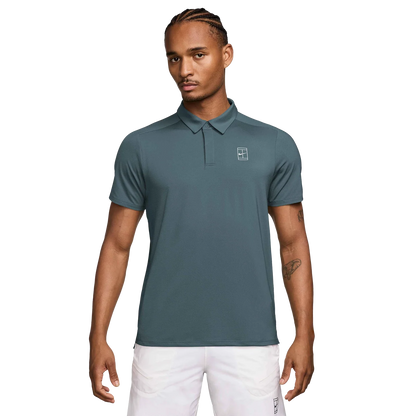 NikeCourt Advantage Men's Dri-FIT Tennis Polo Team (Mineral Slate/White) Nike