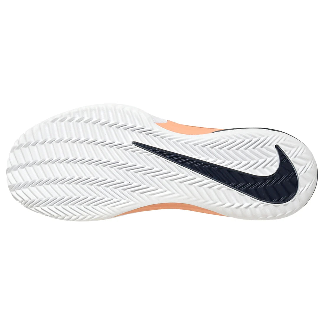 Nike Vapor 12 men's clay court tennis shoes in black and red, featuring breathable mesh and durable outsole for tennis play.